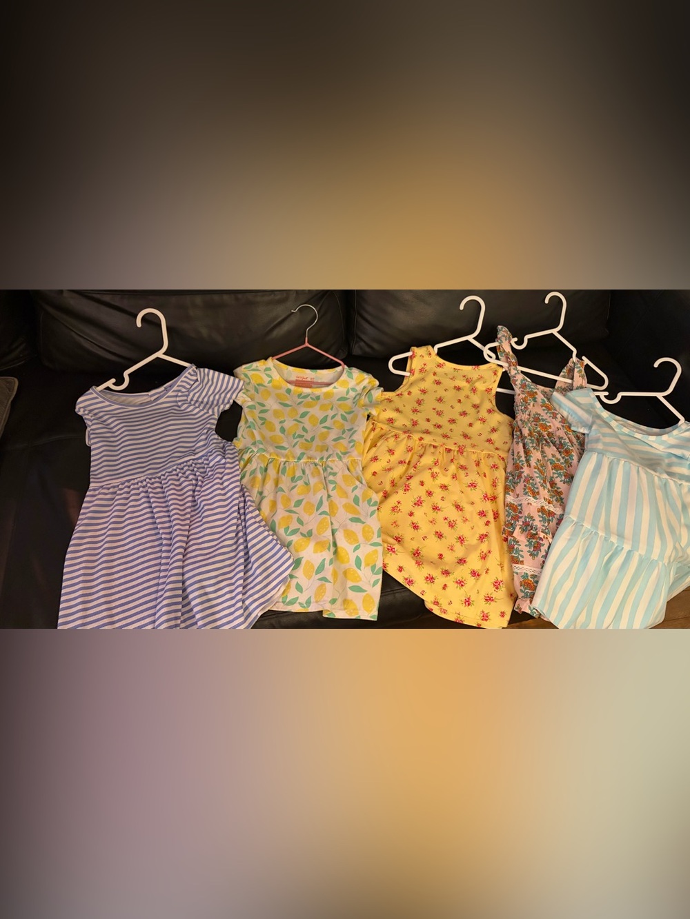 5 girls dresses bundle, size 4-6, some new